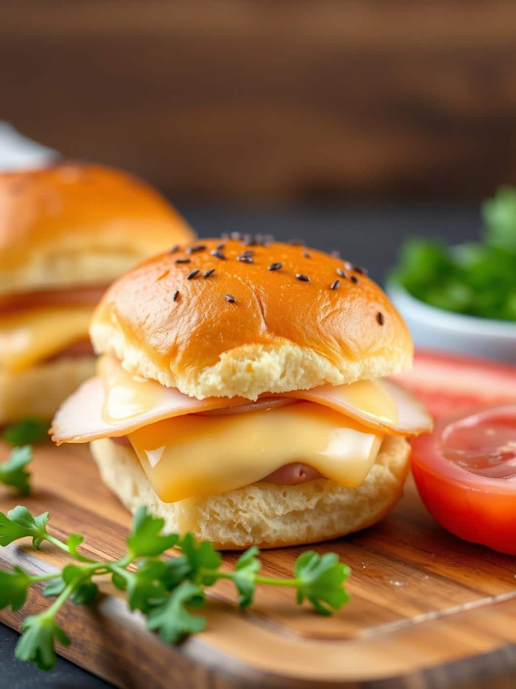 Baked Ham and Cheese Sliders Easy Sandwich