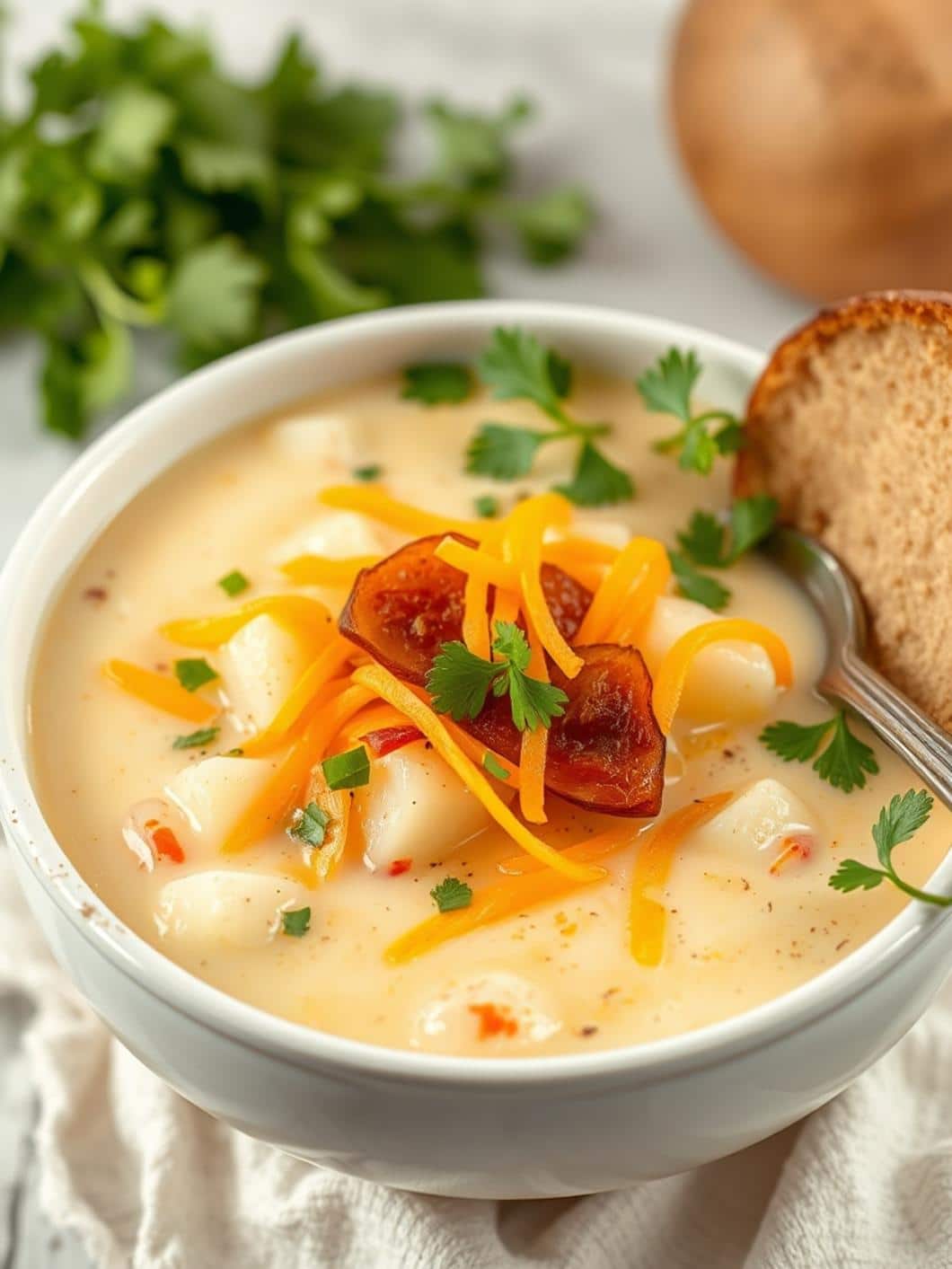 Best Homemade Loaded Potato Soup Recipe for Dinner