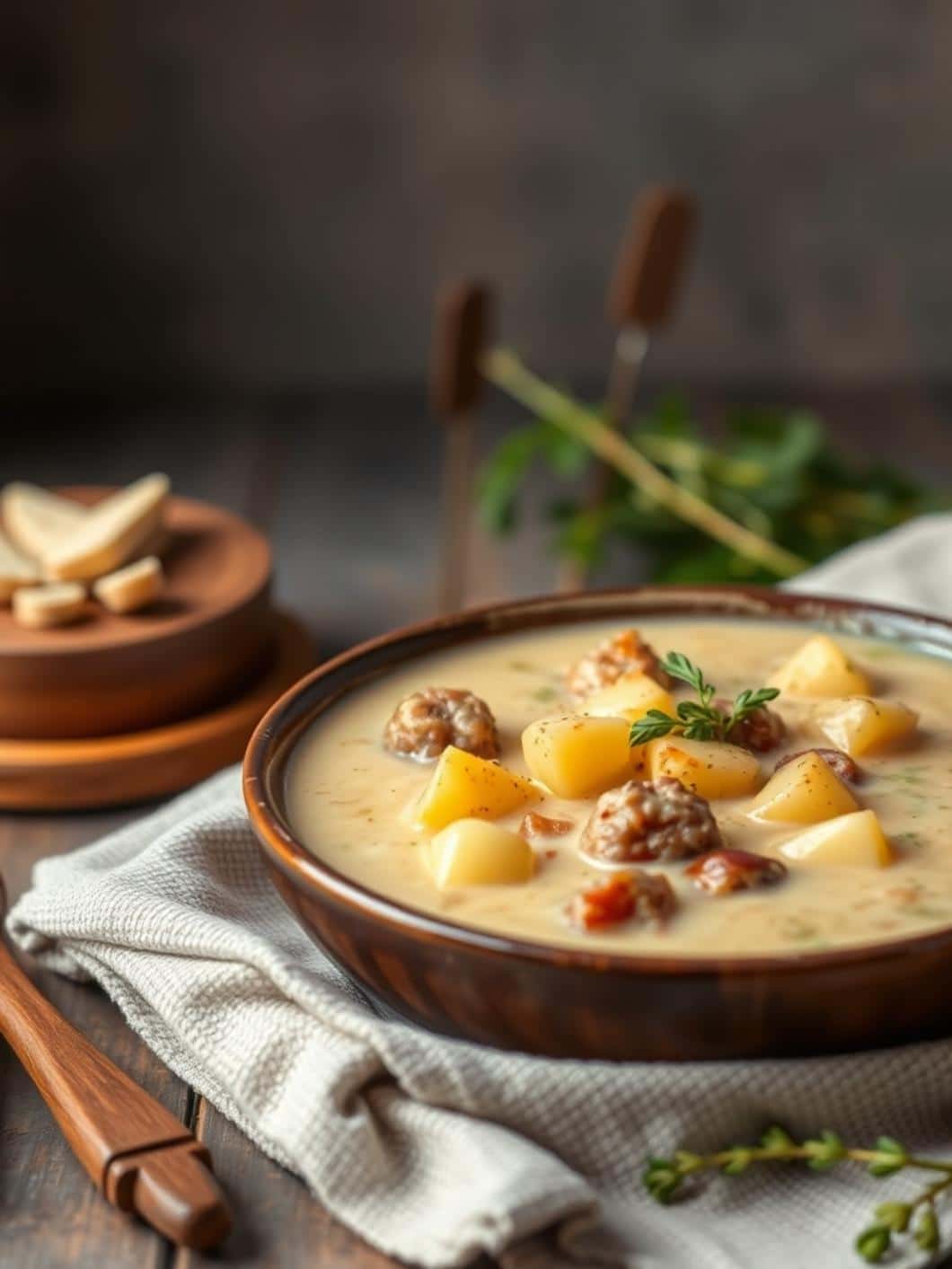 Creamy Sausage Potato Soup Recipe for Winter Dinner