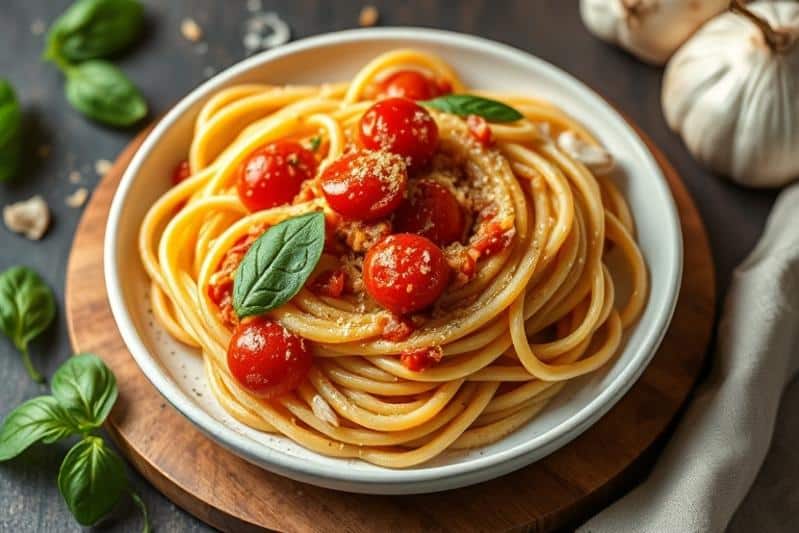 Creamy Tomato Garlic Pasta in 30 Minutes Recipe