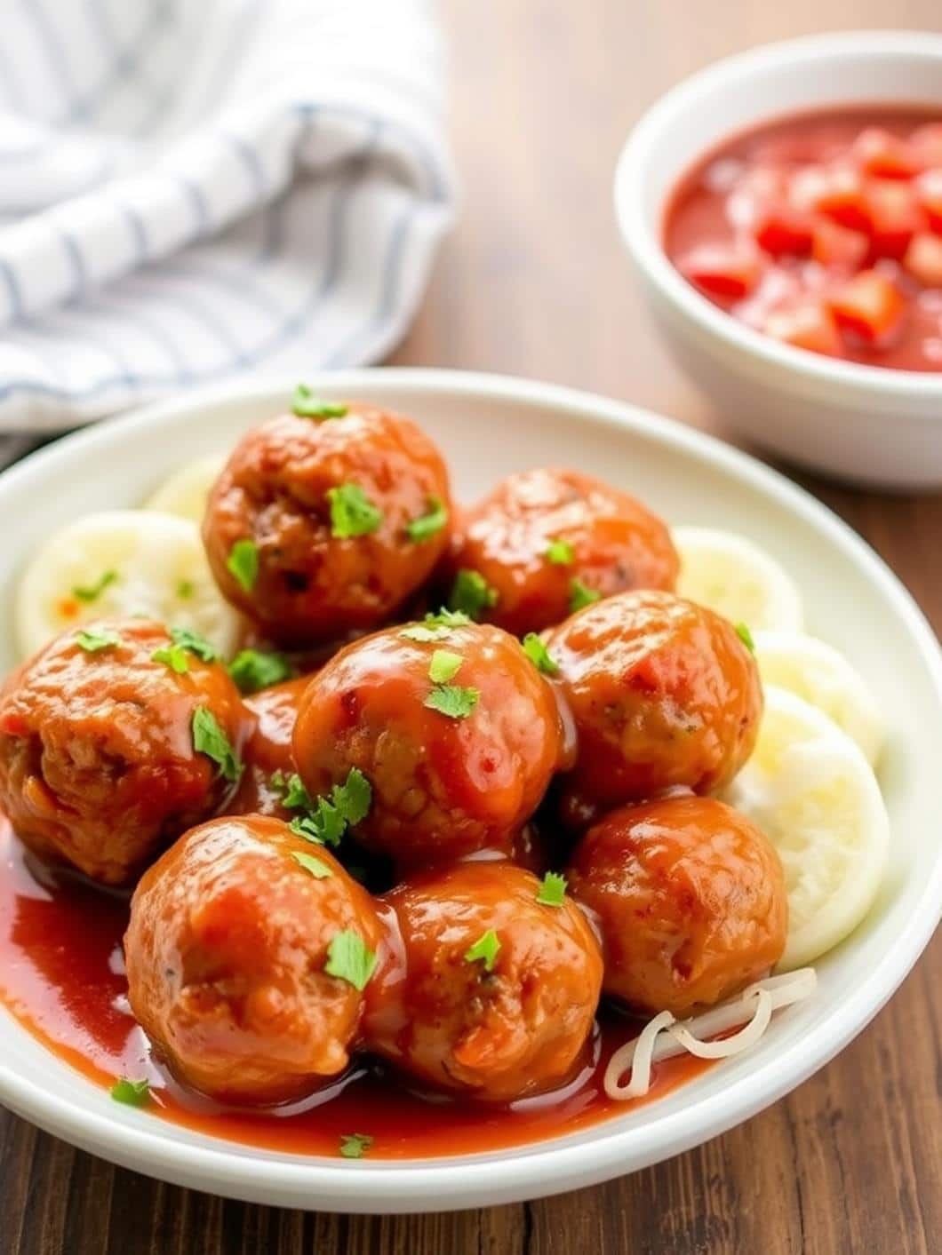 Easy Classic Crockpot Cocktail Meatballs