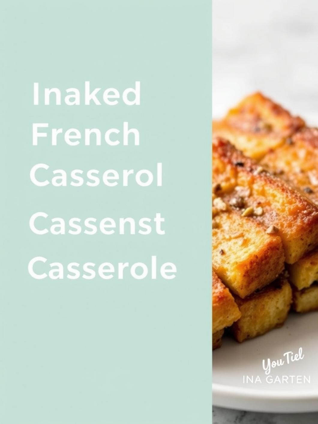 Ina Garten Baked French Toast Casserole Recipe