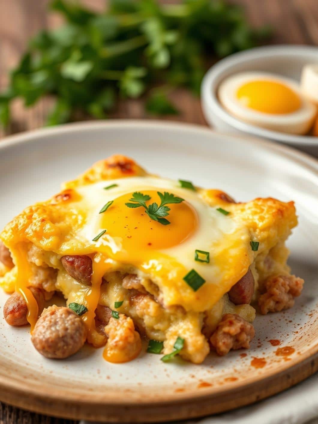 Simple Sausage And Egg Casserole Recipe