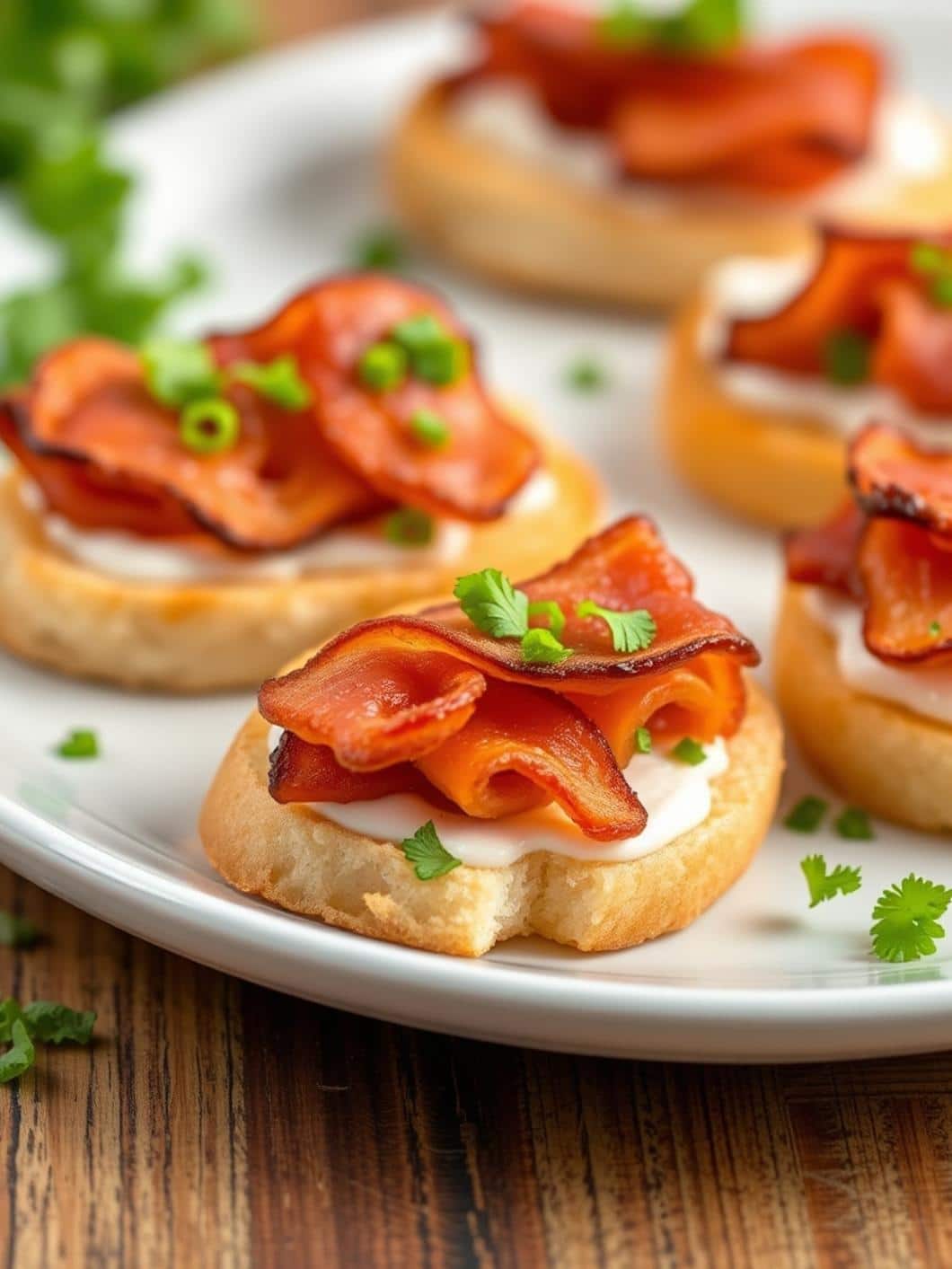 Sweet and Savory Million Dollar Bacon Crostini