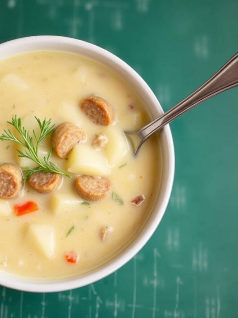 Creamy Sausage Potato Soup Recipe for Winter Dinner
