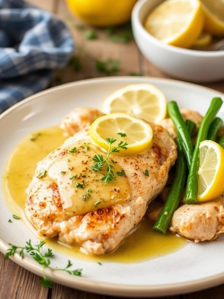 Lemon Chicken Recipe with Lemon Butter Sauce Dinner