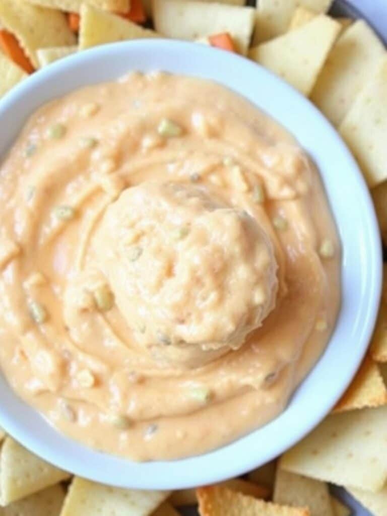 Simple Cheesy Crock Pot Buffalo Chicken Dip