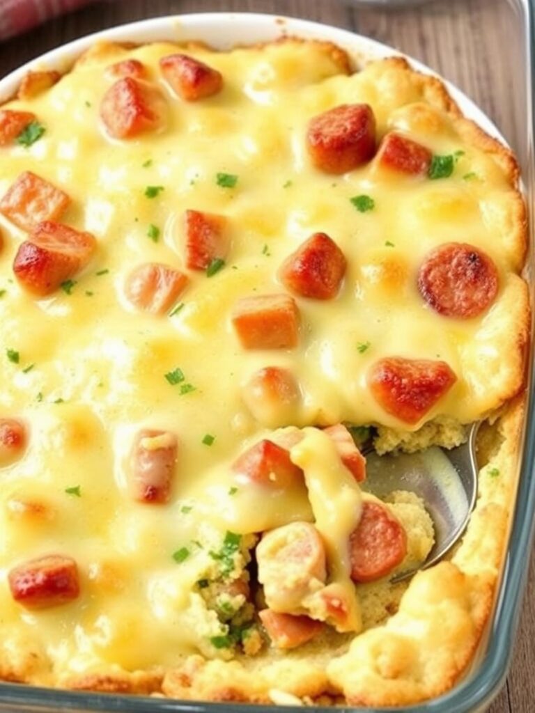 Quick Cheesy Sausage Breakfast Casserole Recipe