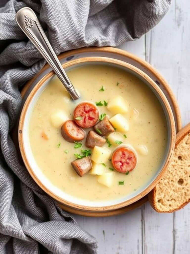 Creamy Sausage Potato Soup Recipe for Winter Dinner