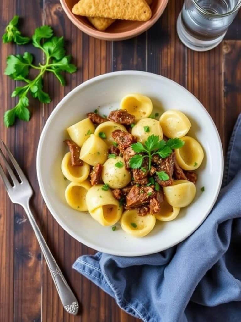 Easy Garlic Steak Tortellini Recipe For Dinner