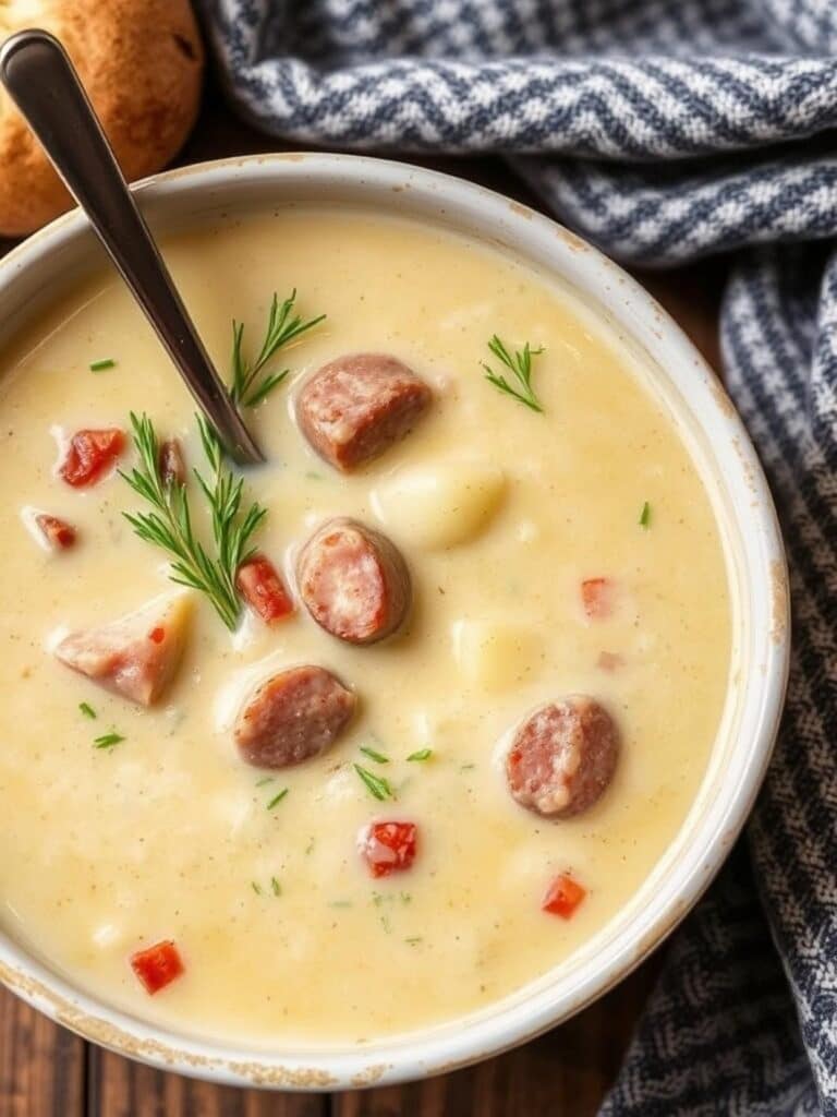 Creamy Sausage Potato Soup Recipe for Winter Dinner