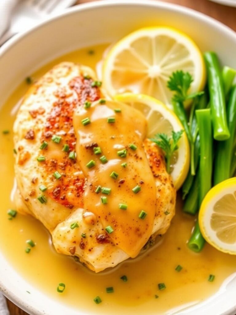 Easy Lemon Chicken With Butter Sauce Recipe