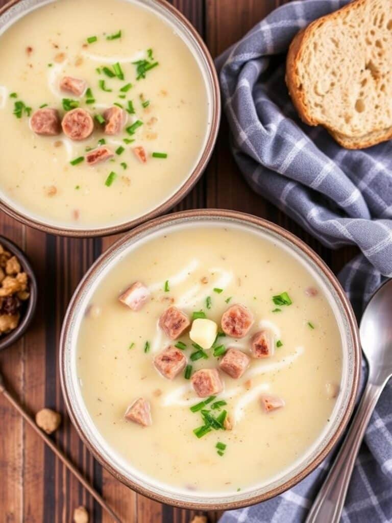 Creamy Sausage Potato Soup Recipe for Winter Dinner