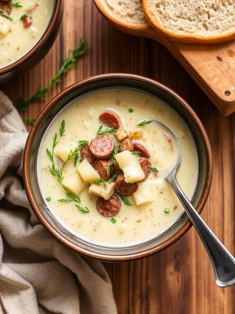 Creamy Sausage Potato Soup Recipe for Winter Dinner