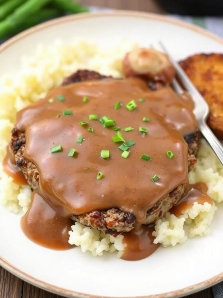 Easy Hamburger Steak with Savory Brown Gravy