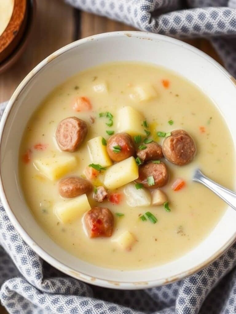 Creamy Sausage Potato Soup Recipe for Winter Dinner