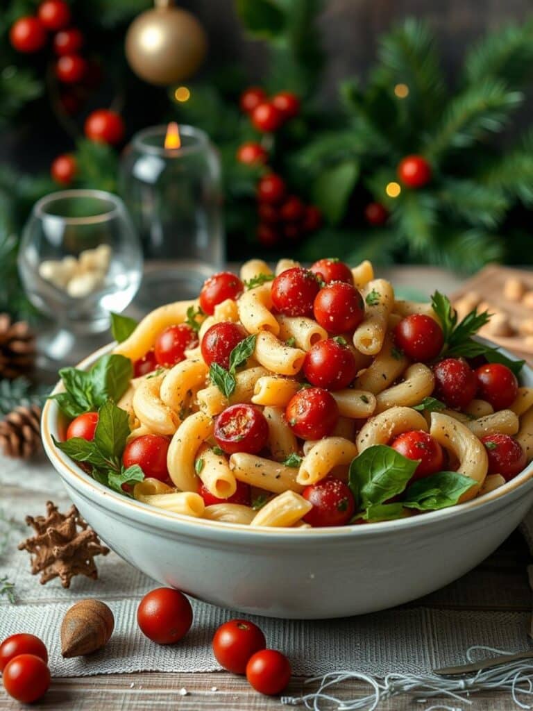 Italian Pasta Salad Christmas Party