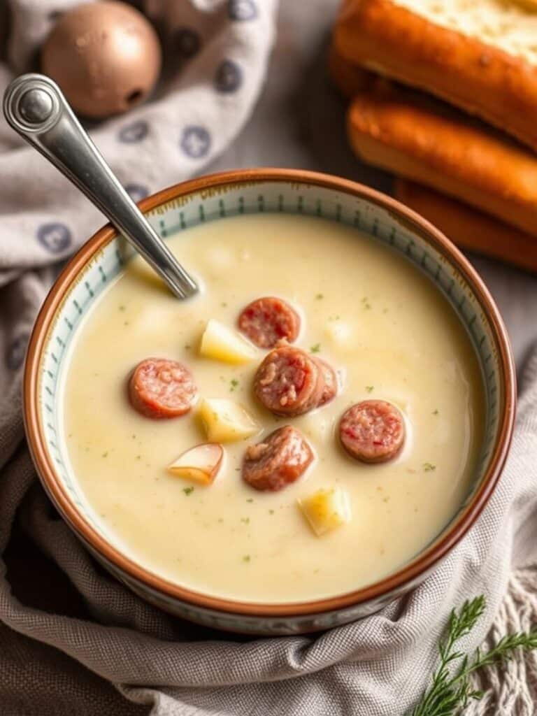 Creamy Sausage Potato Soup Recipe for Winter Dinner