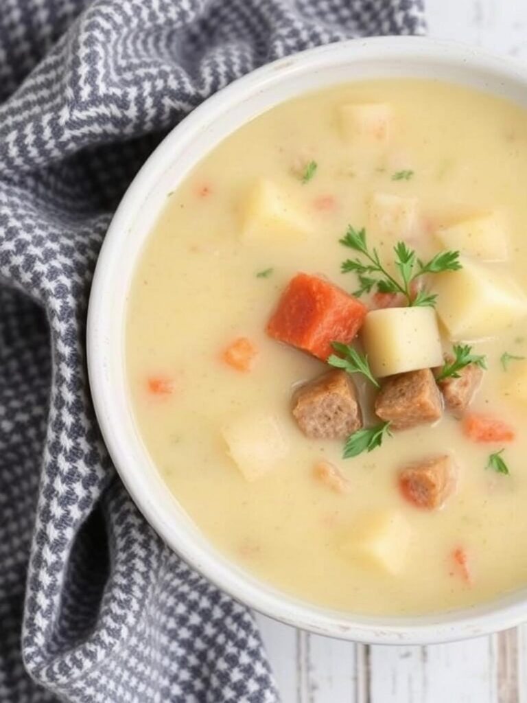 Creamy Sausage Potato Soup Recipe for Winter Dinner