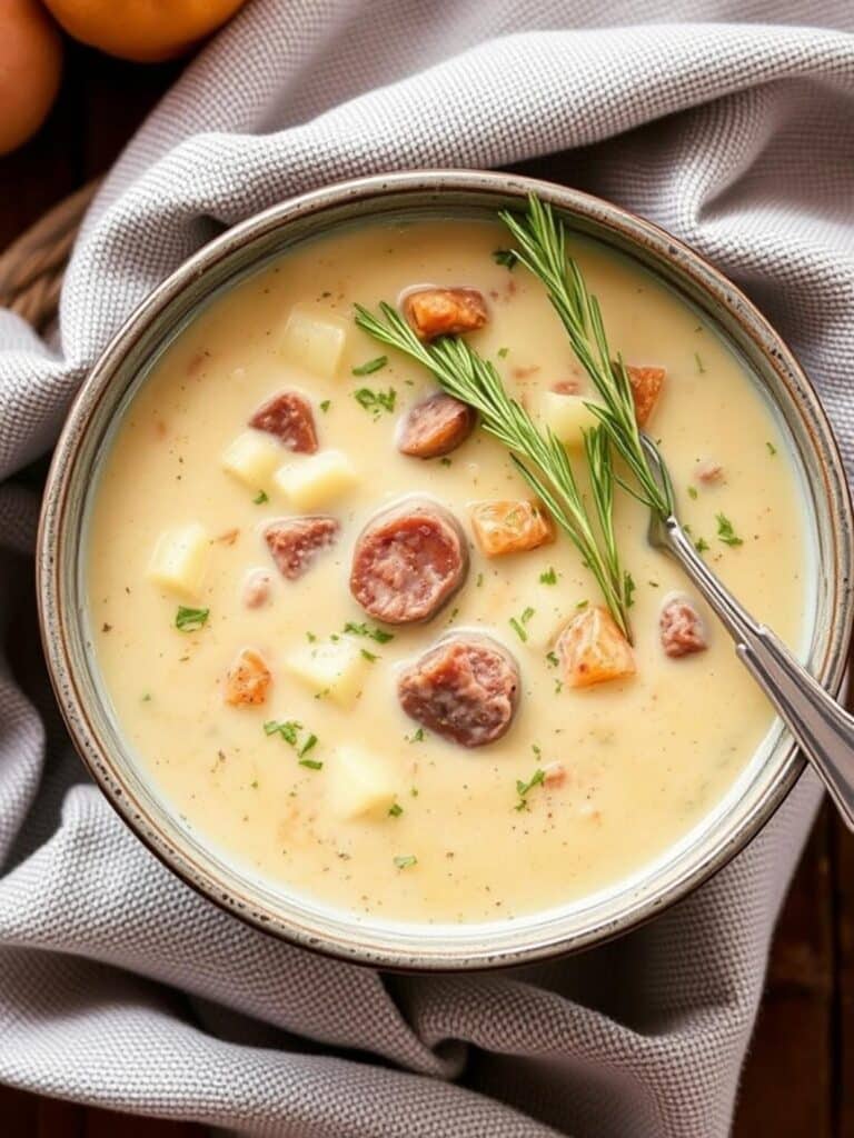 Creamy Sausage Potato Soup Recipe for Winter Dinner