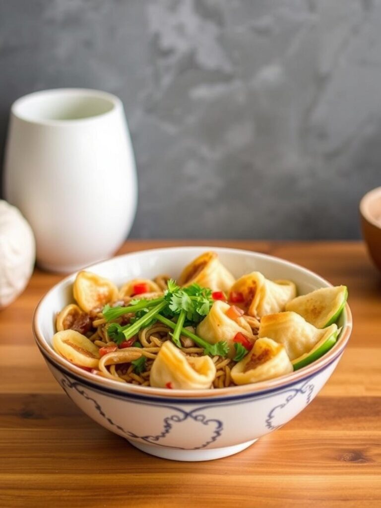 Potsticker Noodle Bowl (20-Minute Meal)