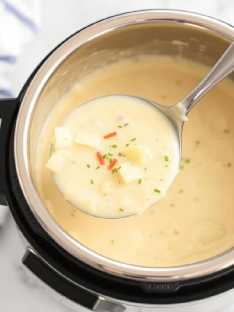 Easy Creamy Potato Soup (Instant Pot)