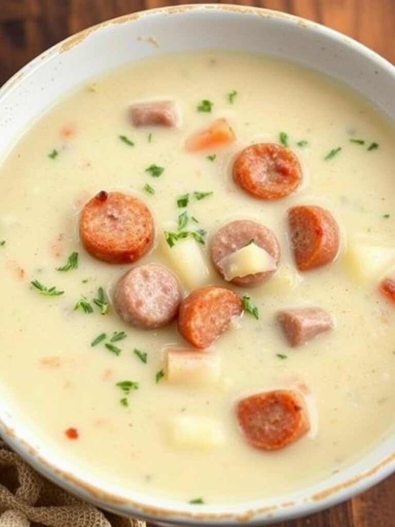 Creamy Sausage Potato Soup Recipe for Winter Dinner