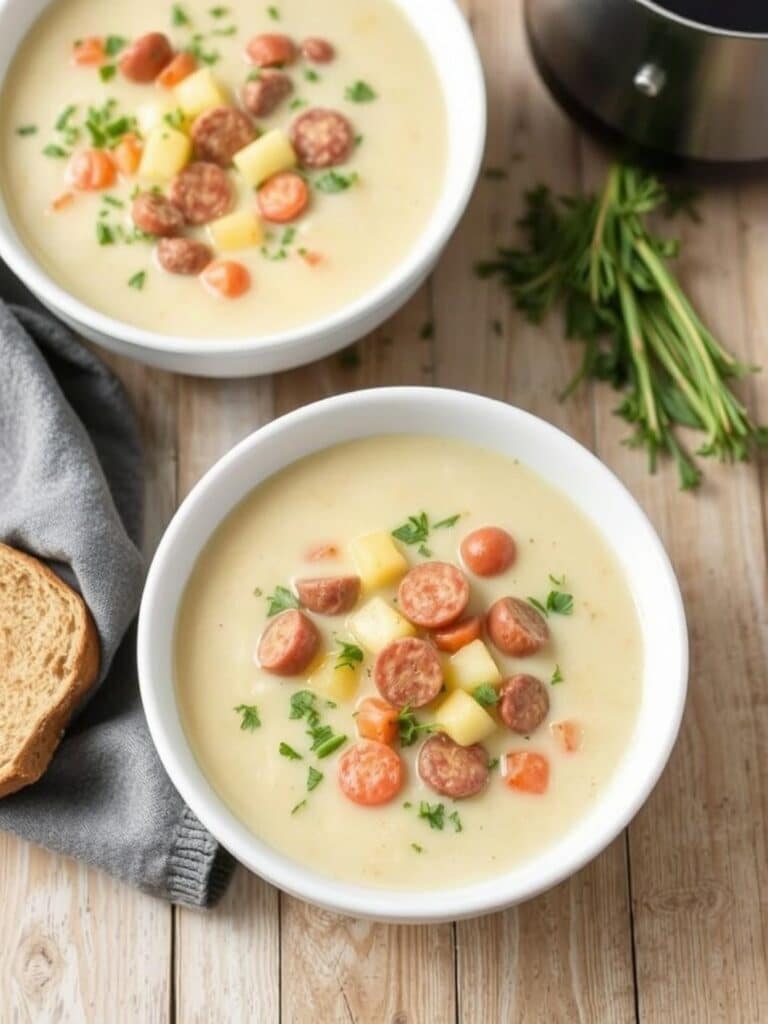 Creamy Sausage Potato Soup Recipe for Winter Dinner