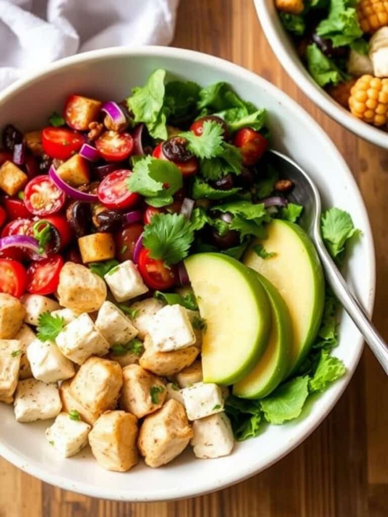 Greek Chicken Bowls : 15 min prep.