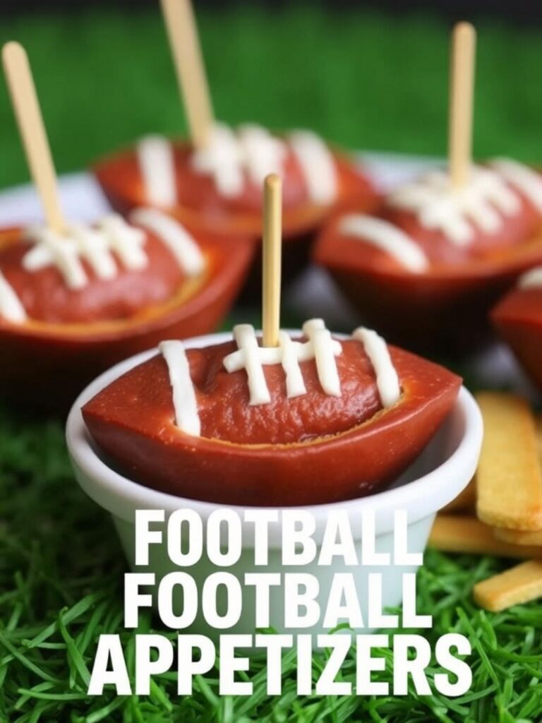 Amazing Football Appetizers : Fast party snacks.