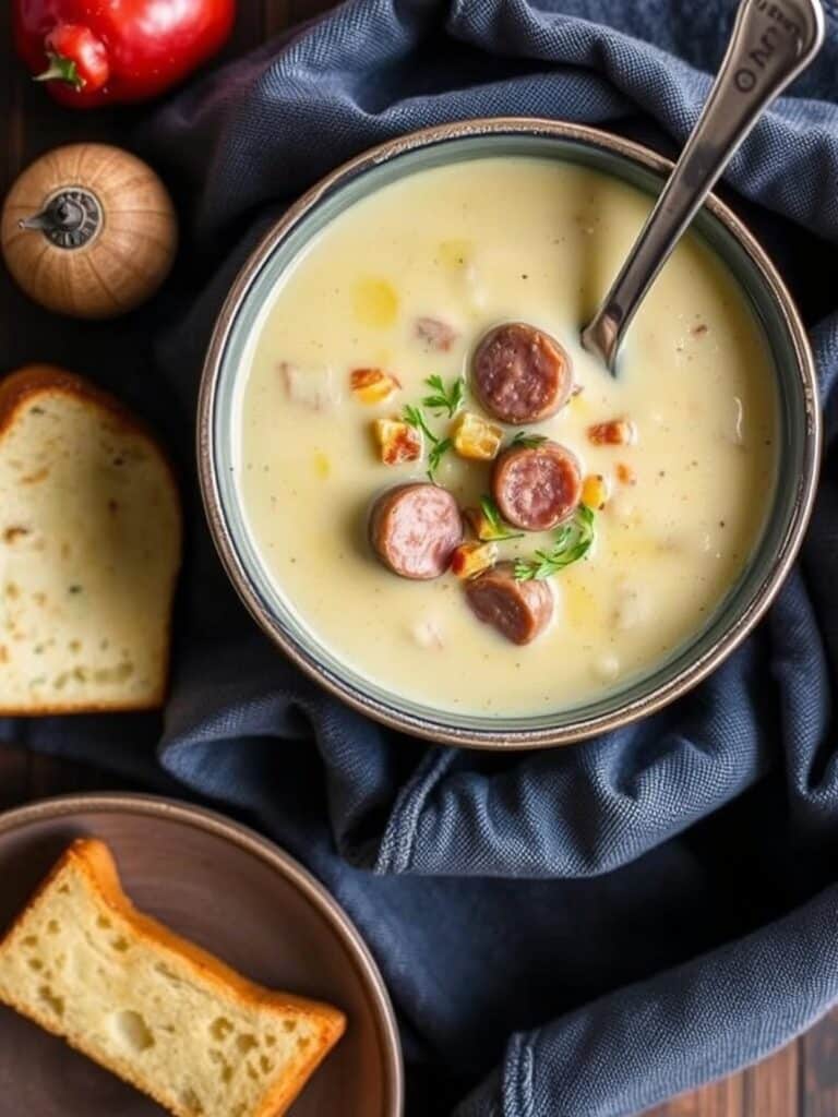 Creamy Sausage Potato Soup Recipe for Winter Dinner