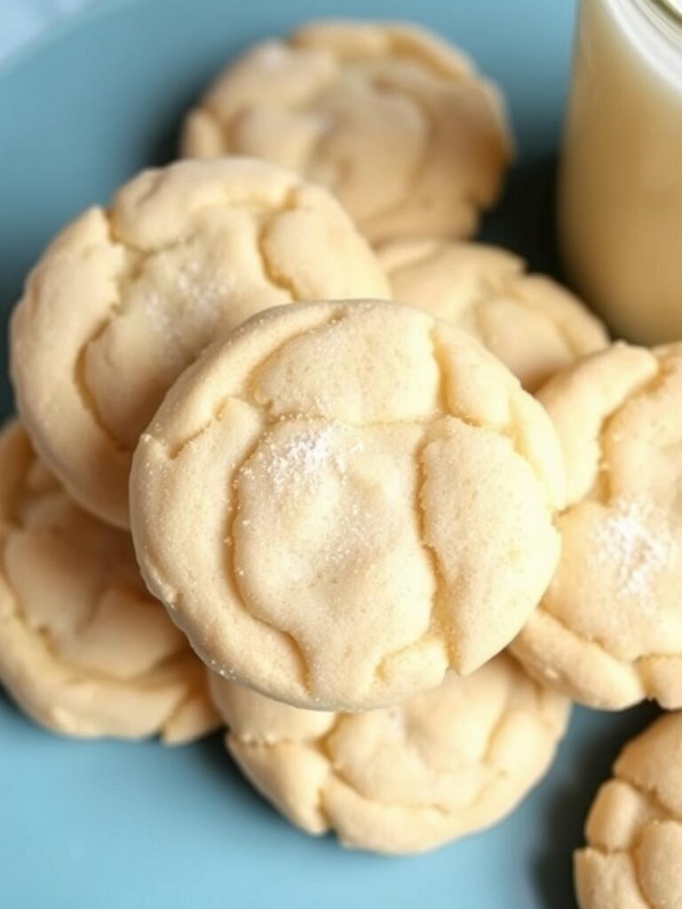Chewy Sugar Cookies : Quick drop cookies.