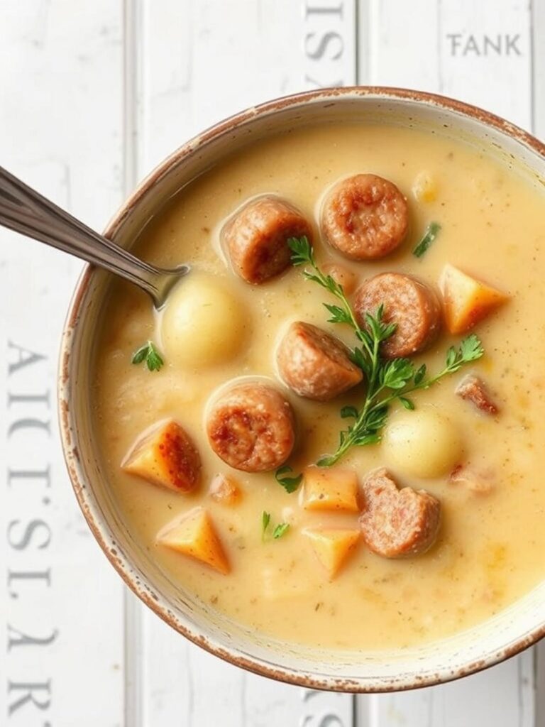 Creamy Sausage Potato Soup Recipe for Winter Dinner