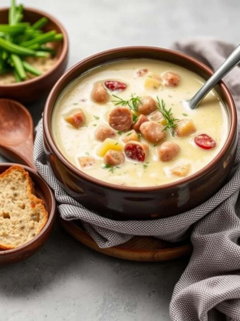 Creamy Sausage Potato Soup Recipe for Winter Dinner