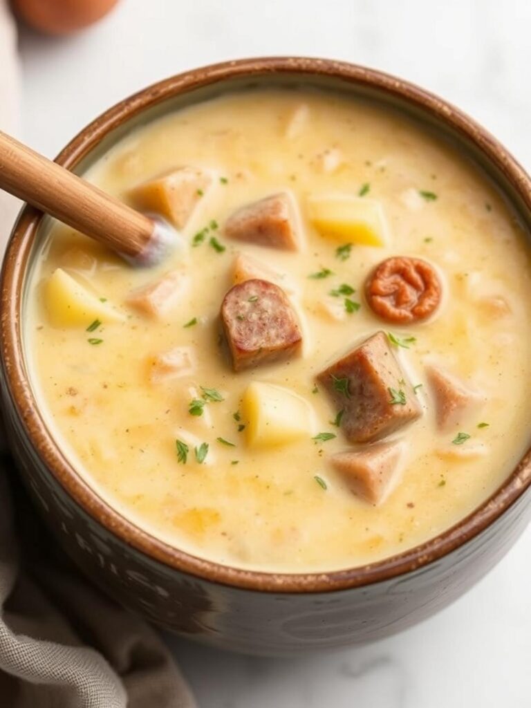 Creamy Sausage Potato Soup Recipe for Winter Dinner