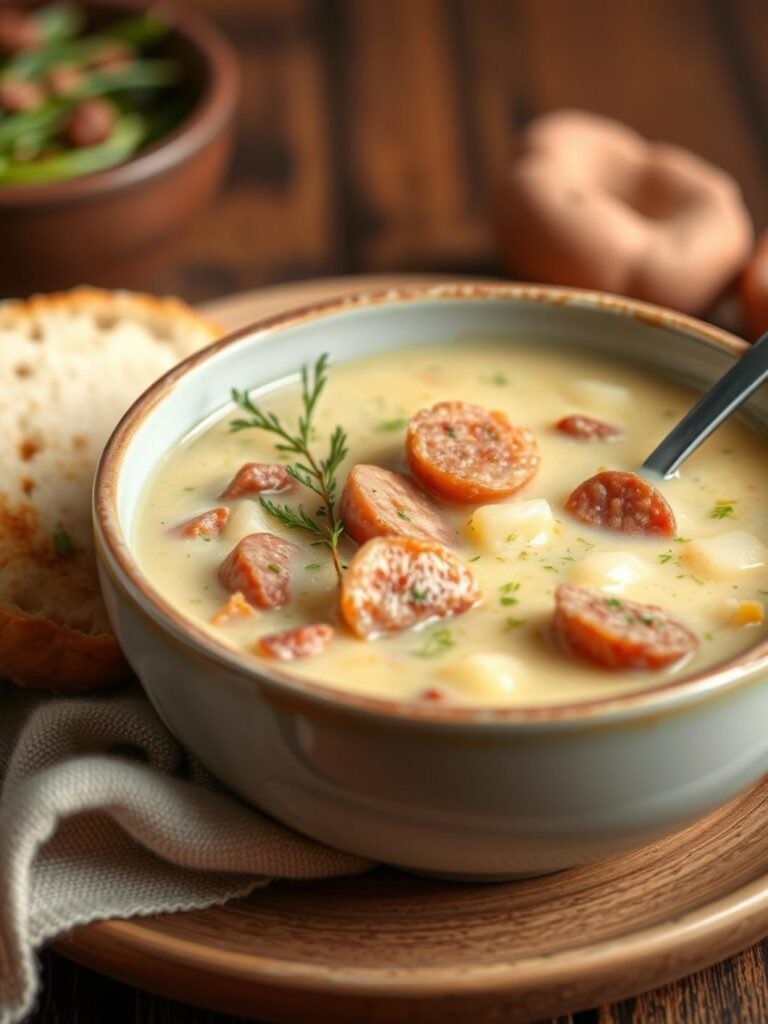 Creamy Sausage Potato Soup Recipe for Winter Dinner