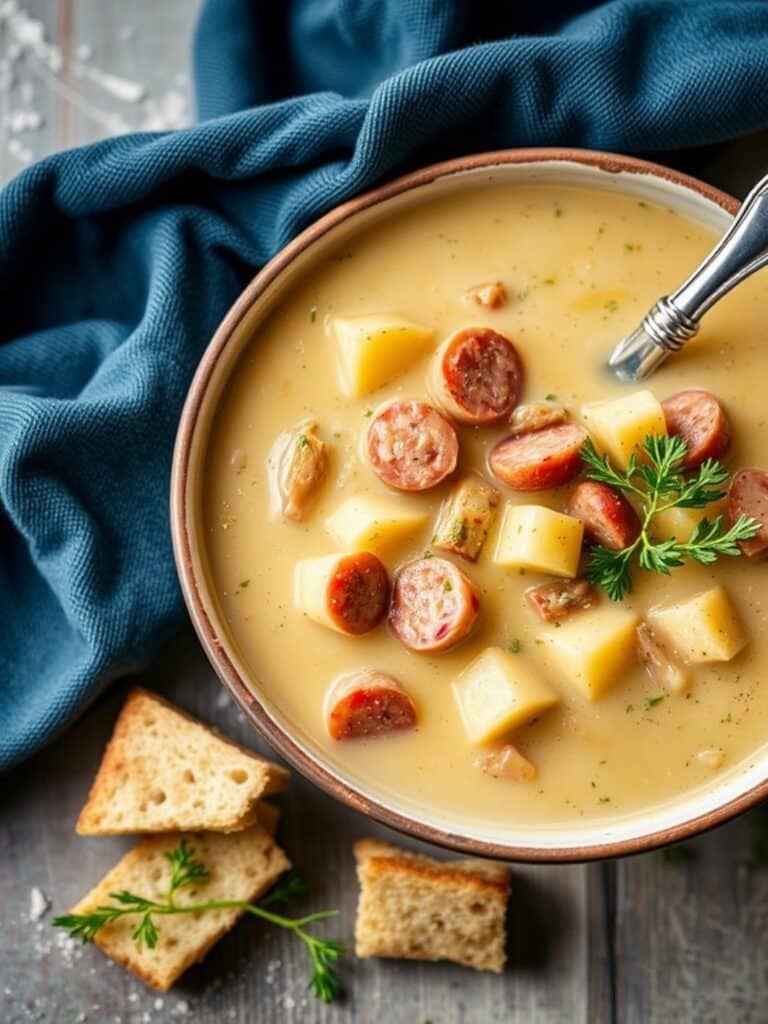 Creamy Sausage Potato Soup Recipe for Winter Dinner