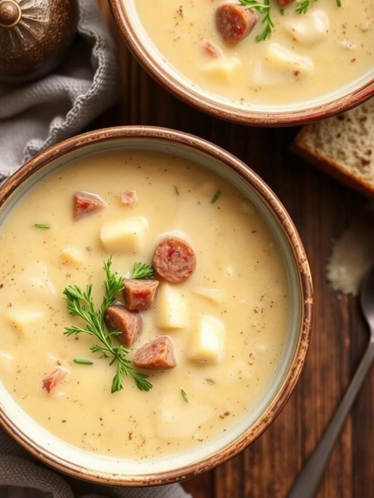 Creamy Sausage Potato Soup Recipe for Winter Dinner