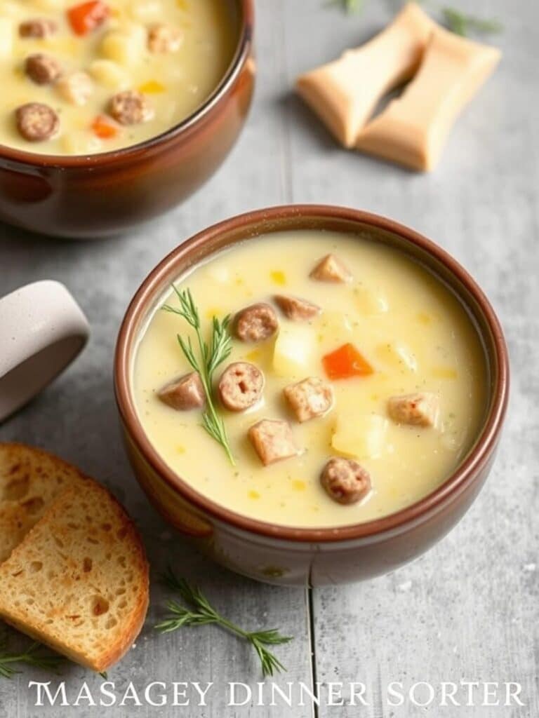 Creamy Sausage Potato Soup Recipe for Winter Dinner