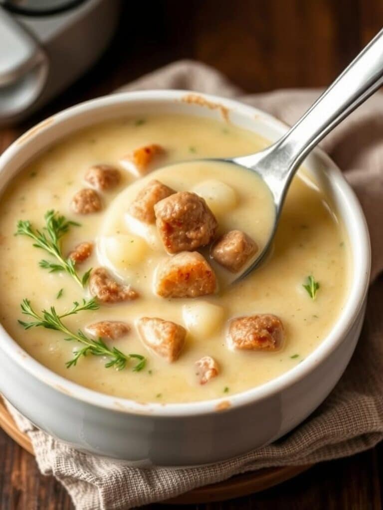 Creamy Sausage Potato Soup Recipe for Winter Dinner