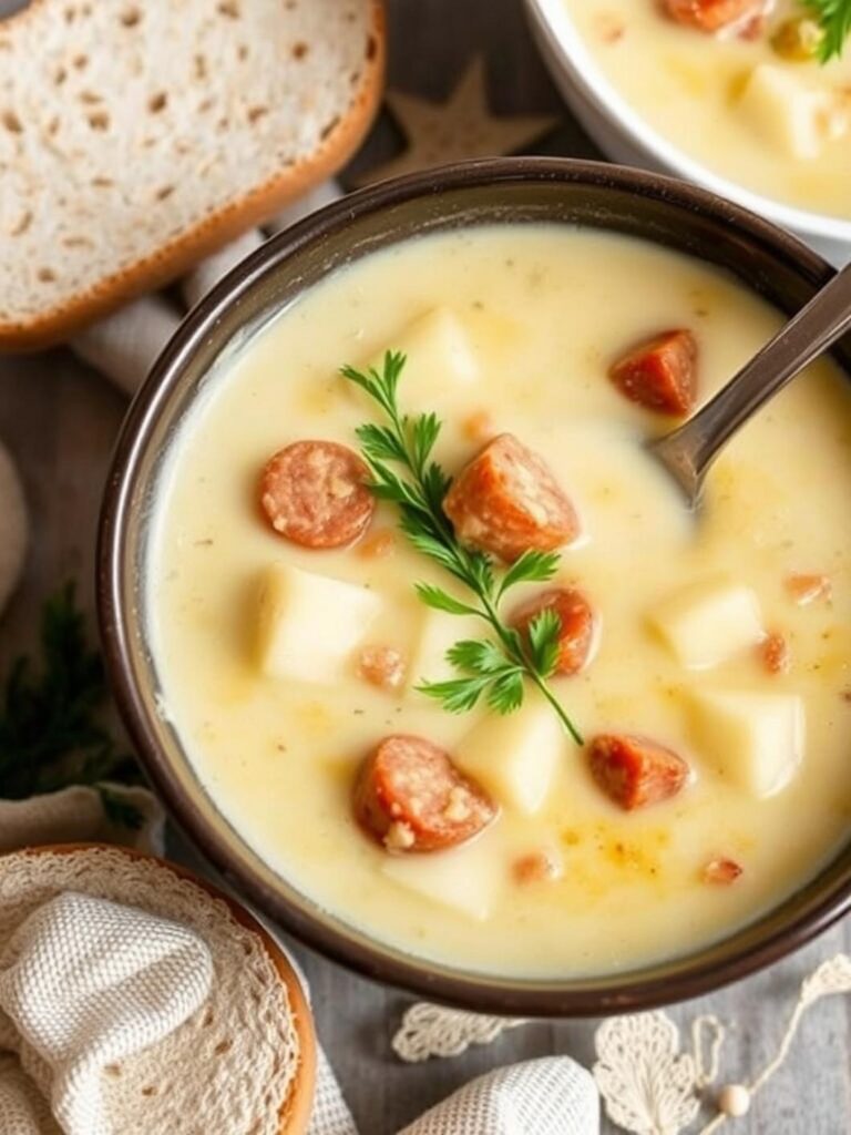 Creamy Sausage Potato Soup Recipe for Winter Dinner