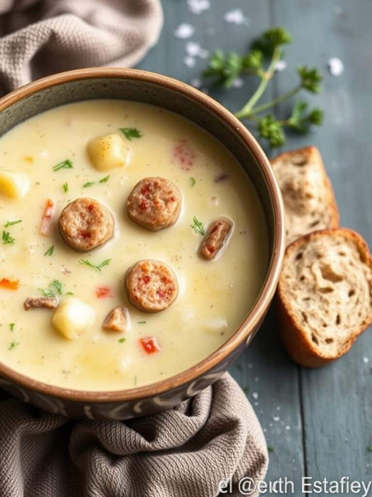 Creamy Sausage Potato Soup Recipe for Winter Dinner