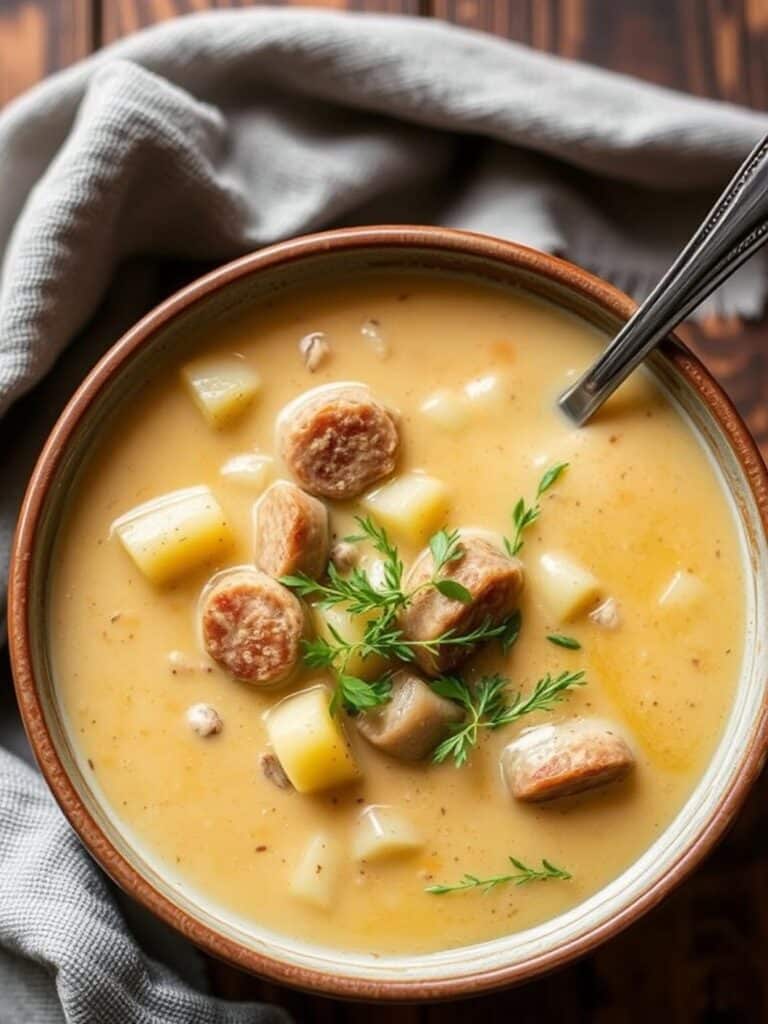 Creamy Sausage Potato Soup Recipe for Winter Dinner