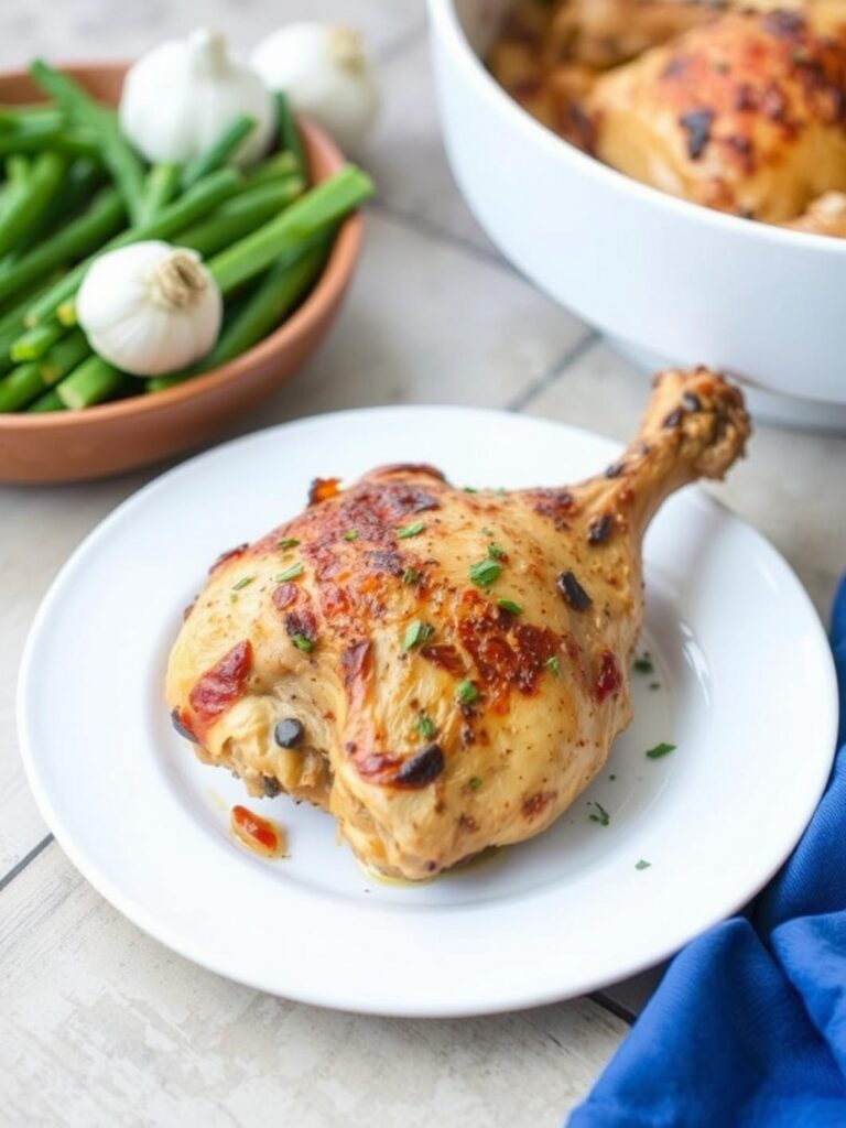 LAZY GARLIC CHICKEN – Ready in 20 Minutes