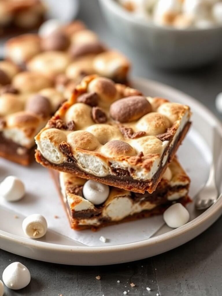 SMORES COOKIE DESSERT BARS – Easy Comfort Food