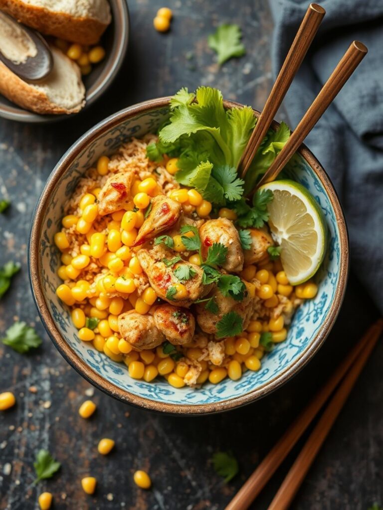 STREET CORN CHICKEN BOWL – Healthy & Nutritious