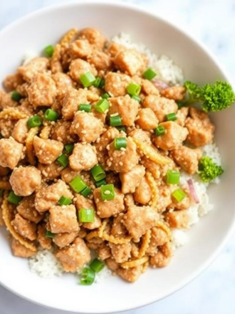Sesame Ground Chicken – Simple & Delicious