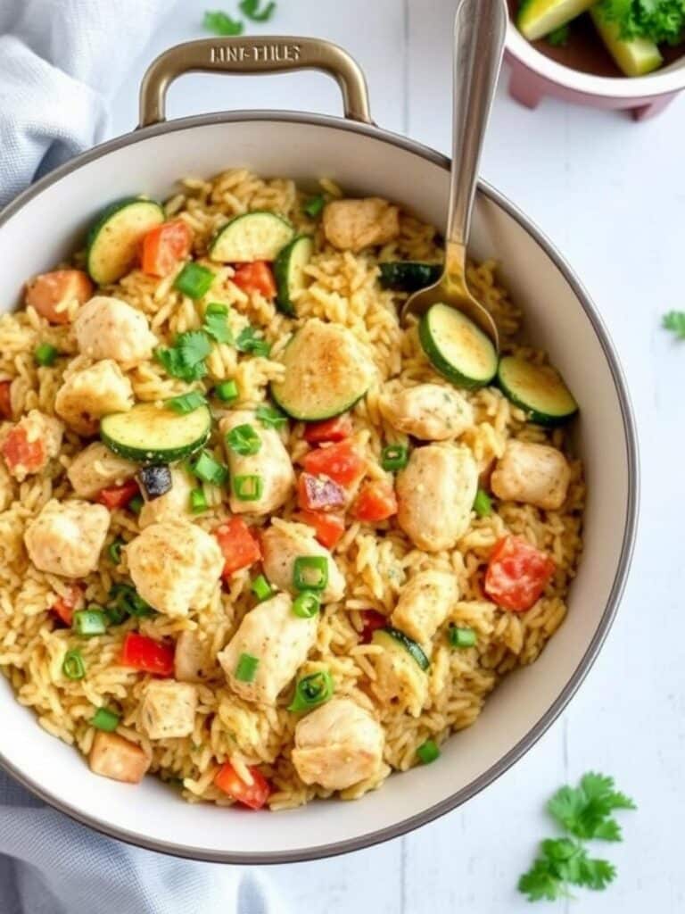 Chicken Zucchini Rice Skillet – Easy Comfort Food