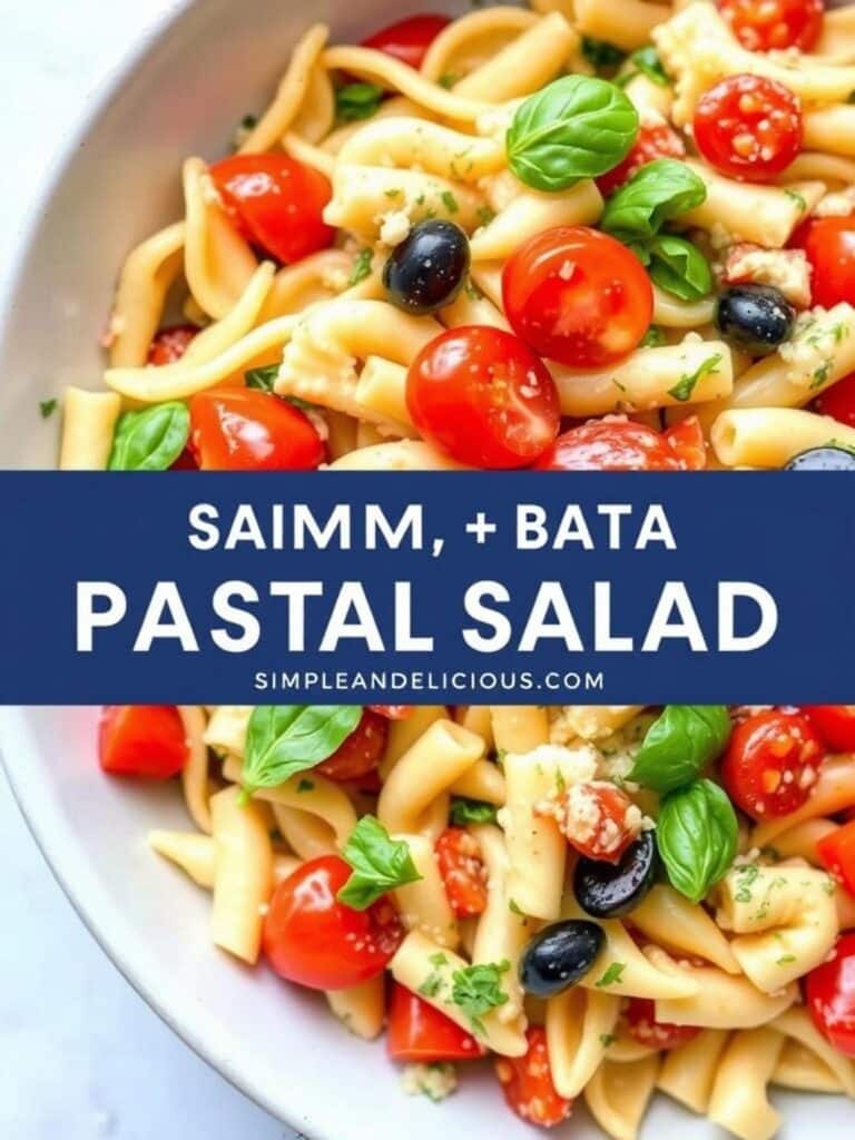 SUMMER PASTA SALAD RECIPE – Simple & Delicious