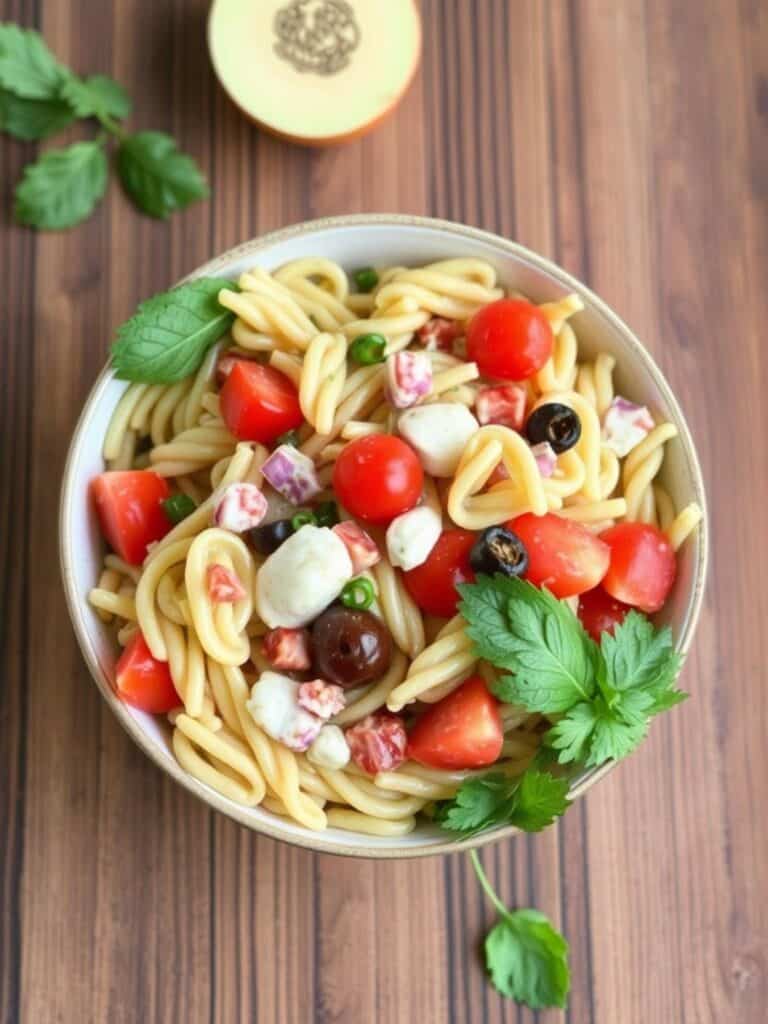 COLD PASTA SALAD BOWL – Simple & Delicious